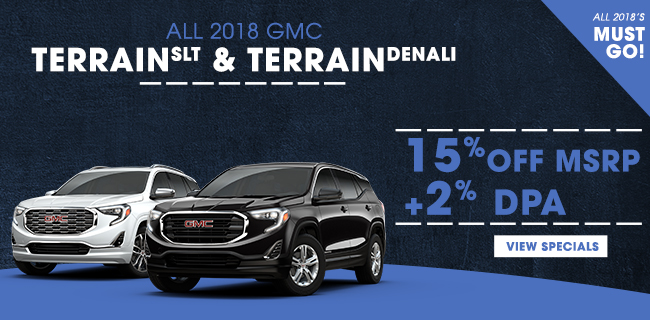 2018 GMC Terrain SLT & Terrain Denali