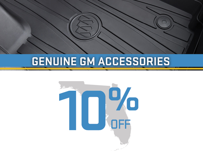 10% Off Genuine GM Accessories