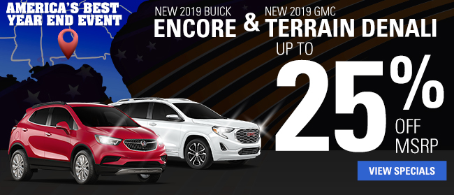 2019 Buick Encore & 2019 GMC Terrain Denali