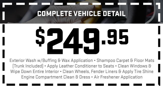 complete vehicle detailing offer