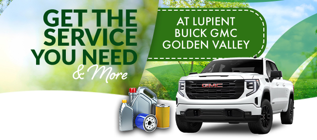 Get the service you need and more at Lupient Buick GMC Golden Valley