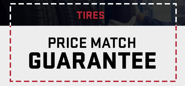 Tires Price match Guarantee