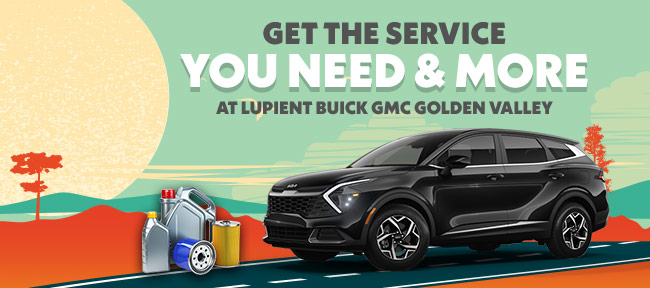 Get the service you need and more at Lupient Buick GMC Golden Valley