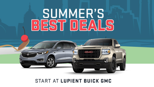 promotional offer from Lupient Buick GMC in Golden Valley MN