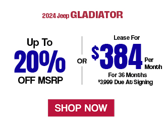 Jeep Gladiator offer