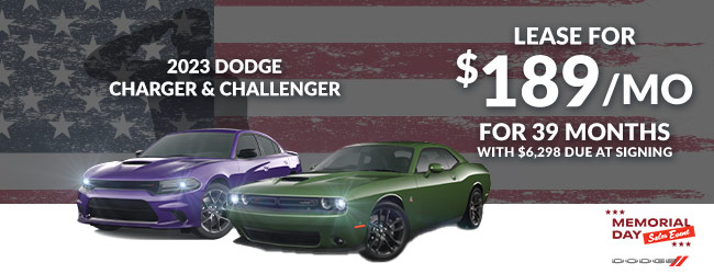 New Dodge Challenger and Charger