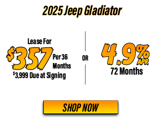 2025 Jeep Gladiator offer