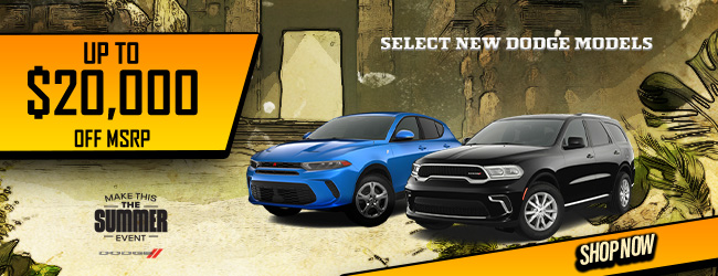 All new Dodge models - MSRP offer