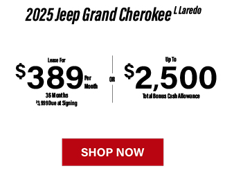 2025 Jeep Grand Cherokee offer
