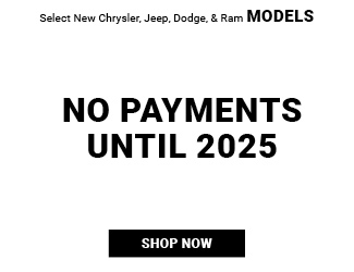 No Payments until 2025 offer