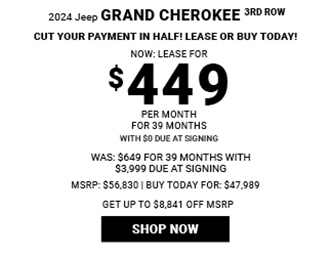 2024 Jeep Cherokee 3RD Row offer