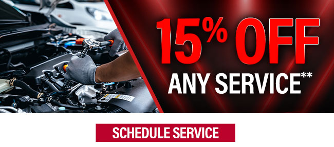 discount on service. click to schedule service