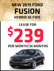 New 2019 Ford Fusion Hybrid SE FWD