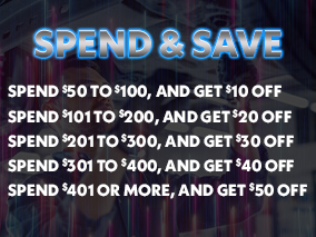Spend more and save more