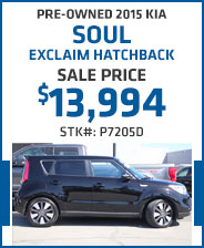 Pre-Owned 2015 Kia Soul Exclaim Hatchback