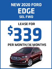 New 2020 Ford Edge SEL FWD