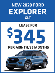 New 2020 Ford Explorer XLT 