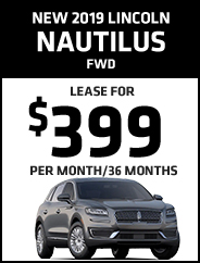 NEW 2019 Lincoln Nautilus FWD