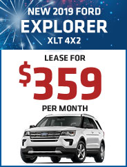 New 2019 Ford Explorer XLT 4x2