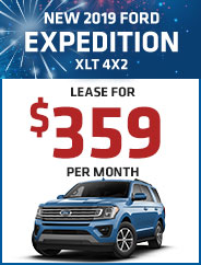 New 2019 Ford Expedition XLT 4x2