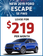 New 2019 Ford Escape SE FWD