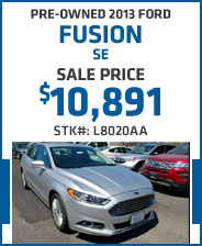 Pre-Owned 2013 Ford Fusion