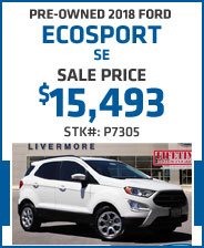 Pre-Owned 2018 Ford EcoSport Se