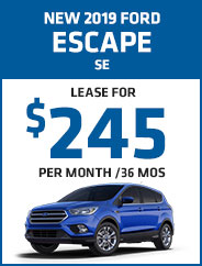New 2019 Ford Escape SE 