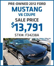 Pre-Owned 2012 Ford Mustang