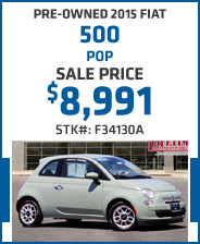 Pre-Owned 2015 FIAT 500 Pop