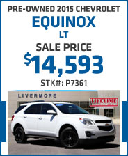 Pre-Owned 2015 Chevrolet Equinox LT