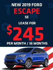New 2019 Ford Escape SE 