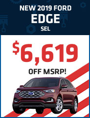 NEW 2019 Ford Edge SEL 