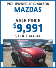 Pre-Owned 2013 Mazda Mazda5