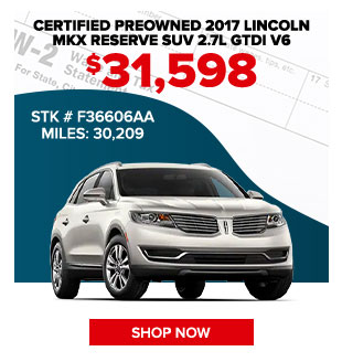 Lincoln MKX offer