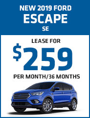 New 2019 Ford Escape SEL