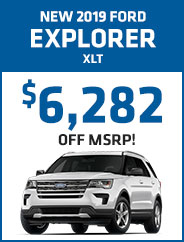 New 2019 Ford Explorer XLT