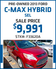 Pre-Owned 2013 Ford C-Max Hybrid SEL