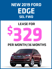New 2019 Ford Edge SEL Fwd