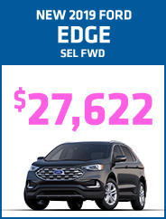 New 2019 Ford Edge SEL FWD 