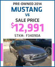 Pre-Owned 2014 Mustang V6