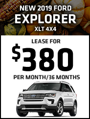 New 2019 Ford Explorer XLT 4x4