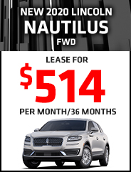 NEW 2020 Lincoln Nautilus FWD