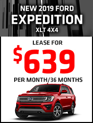 New 2019 Ford Expedition XLT 4x4