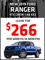 New 2019 Ford Ranger STX Crew Cab 4x2