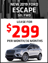 New 2019 Ford Escape SEL FWD