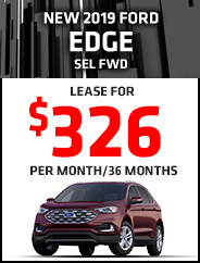 New 2019 Ford Edge SEL FWD