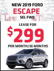 New 2019 Ford Escape SEL FWD