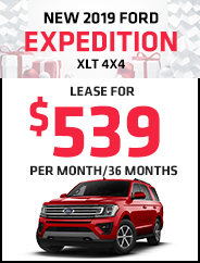 New 2019 Ford Expedition XLT 4x4