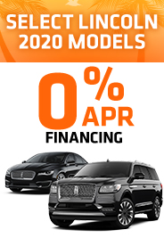 0% Financing on select Lincoln 2020 models